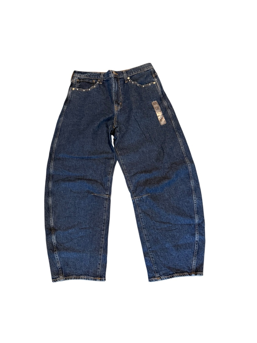 GAP High Rise Studded Barrel Jeans NWT Size 8/29 Regular - Picture 8 of 9